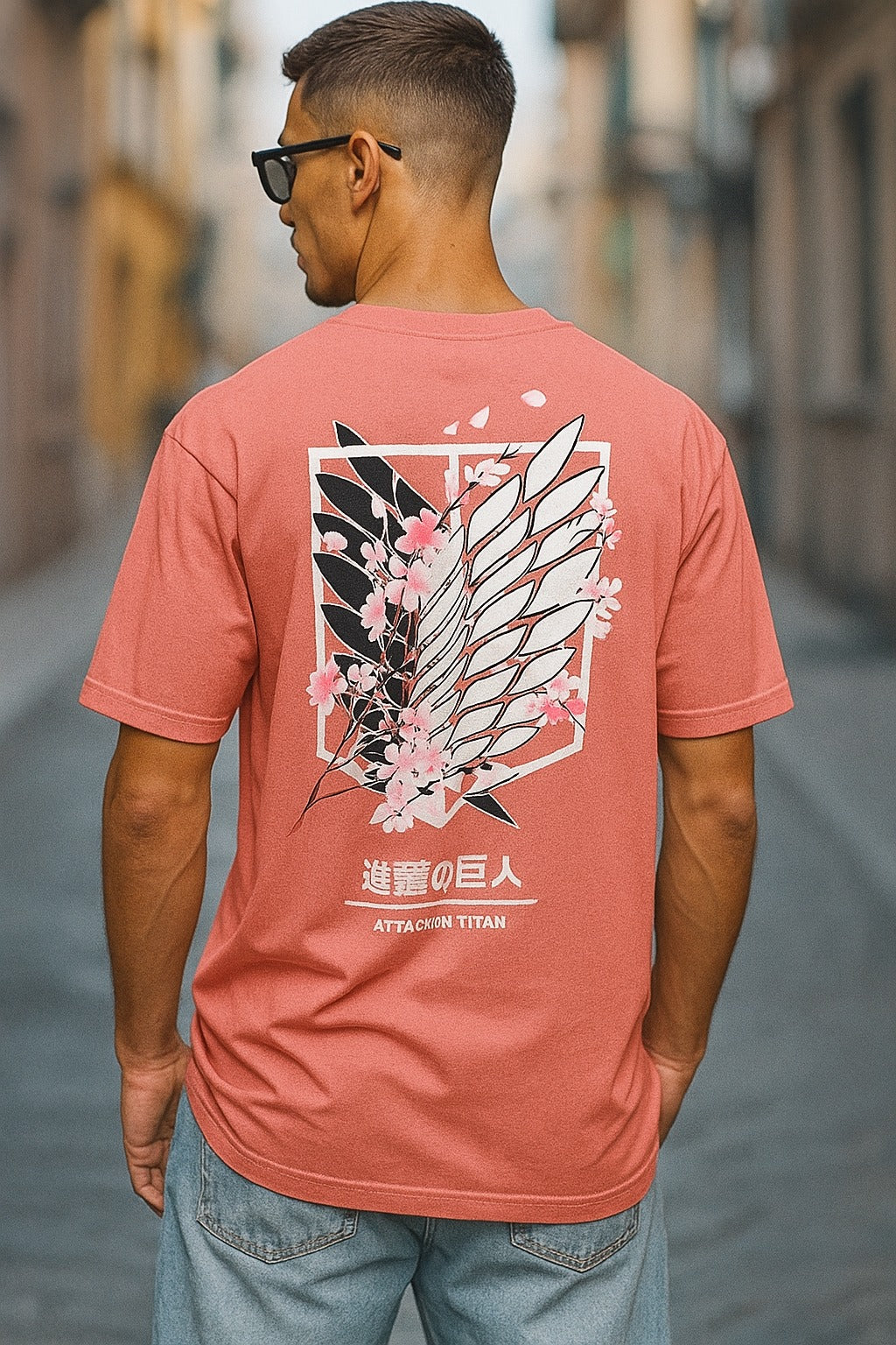 Attack on titan oversized t shirt